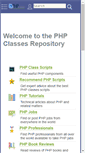 Mobile Screenshot of phpclasses.org